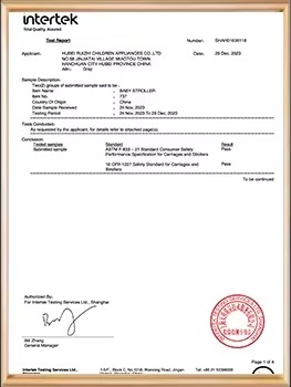 SGS certificate